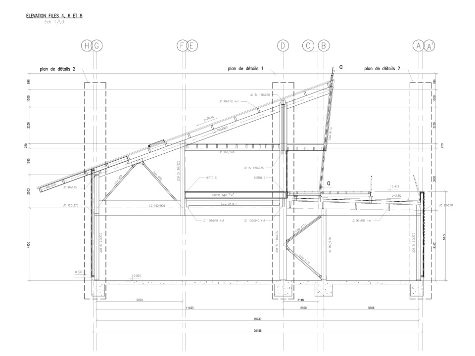 Construction d'un batiment à usage d'ateliers au Barp (33)